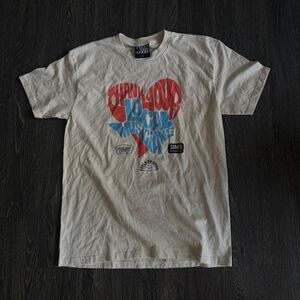 FEEL SO GOOD Men's Cream and Tan T-shirt